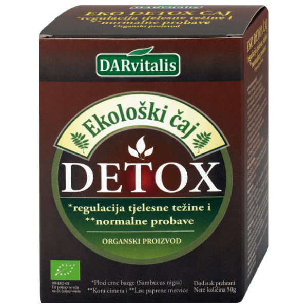 DARVITALIS Detox eko čaj 50 0