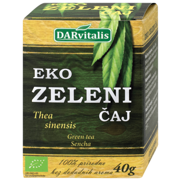 DARVITALIS eko zeleni čaj 40g 0