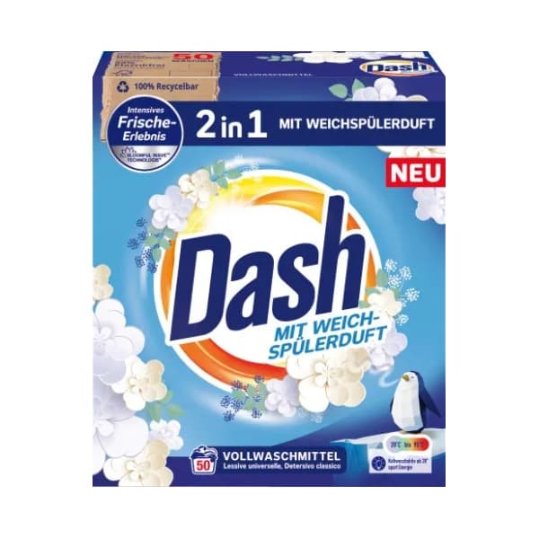DASH deterdžent za rublje 50 pranja (3kg) 0