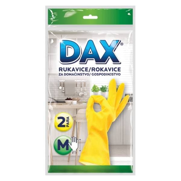 DAX gumene rukavice M 2kom 0