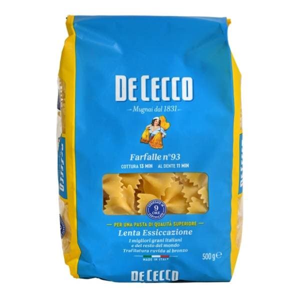 DE CECCO Farfalle tjestenina 500g 0