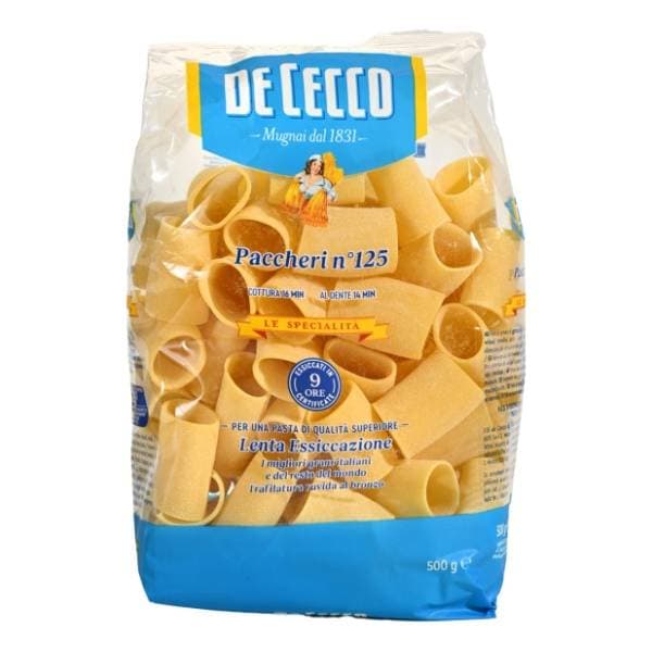 DE CECCO Paccheri tjestenina 500g 0