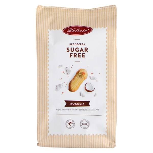 DELICIA čajno pecivo s kokosom i bambusovim vlaknima 175g 0