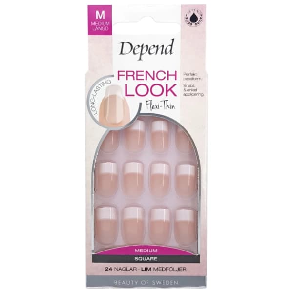 DEPEND French pink medium umjetni nokti 24kom 0