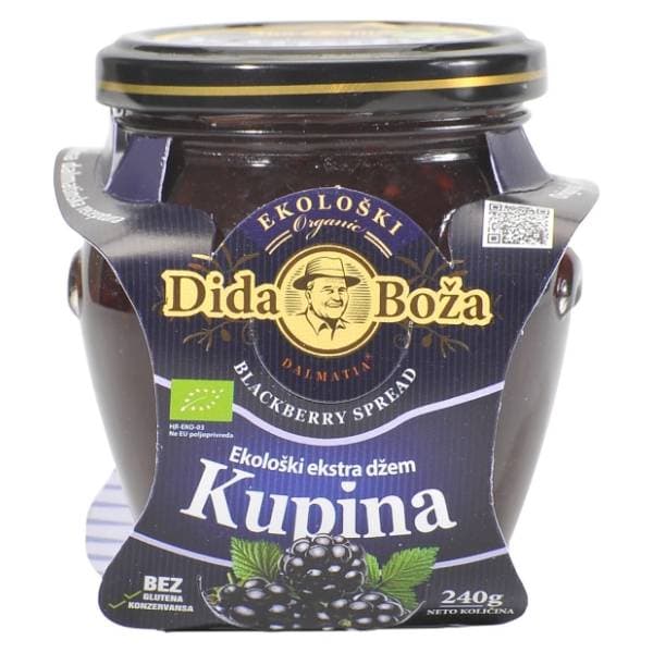 DIDA BOŽA Ekološki ekstra džem kupina 240g 0