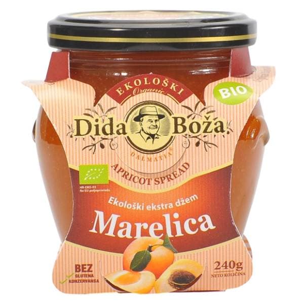 DIDA BOŽA ekološki ekstra džem marelica 240g 0