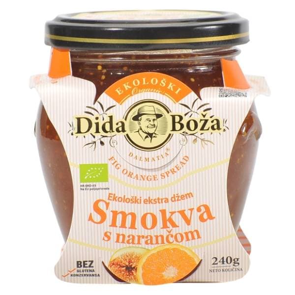 DIDA BOŽA ekološki ekstra džem smokva s narančom 240g 0