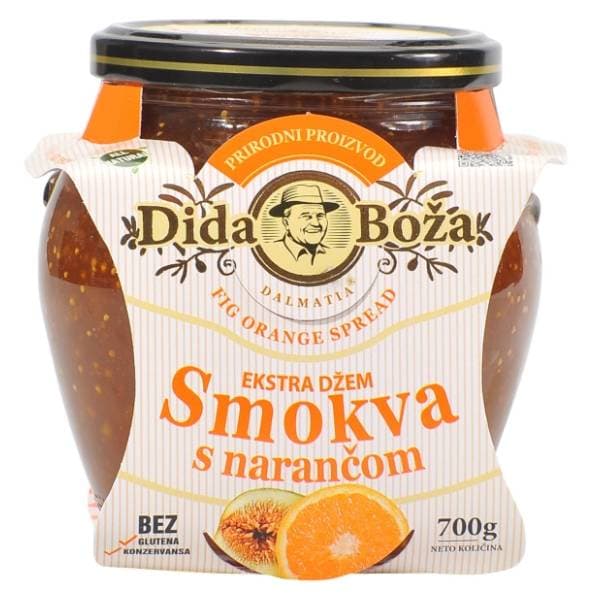 DIDA BOŽA ekološki ekstra džem smokva s narančom 700g 0
