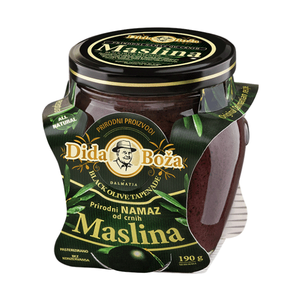 DIDA BOŽA namaz od crnih maslina 190g 0
