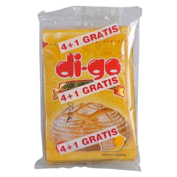 DIGO Instant suhi pekarski kvasac 5x7g 4+1gratis 0