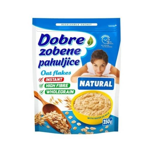 DOBRE Natural zobene pahuljice 350g 0