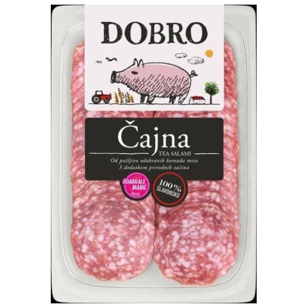 DOBRO čajna kobasica narezak 80g 0