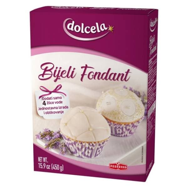 DOLCELA Bijeli fondant 450g 0