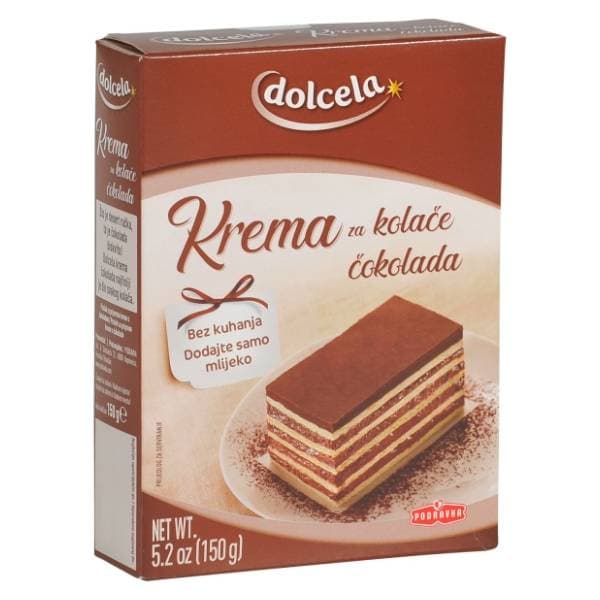 DOLCELA krema za kolače čokolada 150g 0