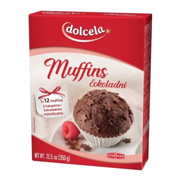 DOLCELA Muffins čokoladni 350g 0