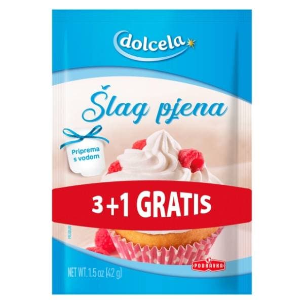 DOLCELA šlag pjena 4x42g 3+1 gratis 0