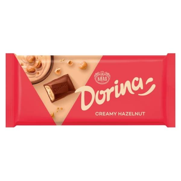 DORINA čokolada creamy hazelnut 98g 0