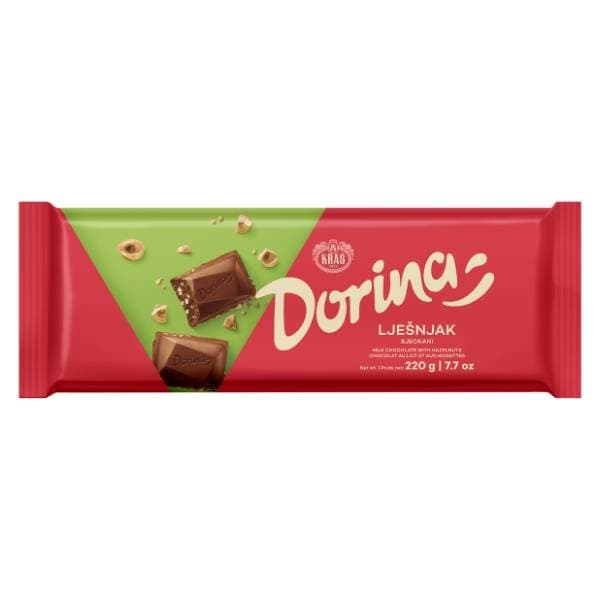 DORINA čokolada lješnjak sjeckani 220g 0