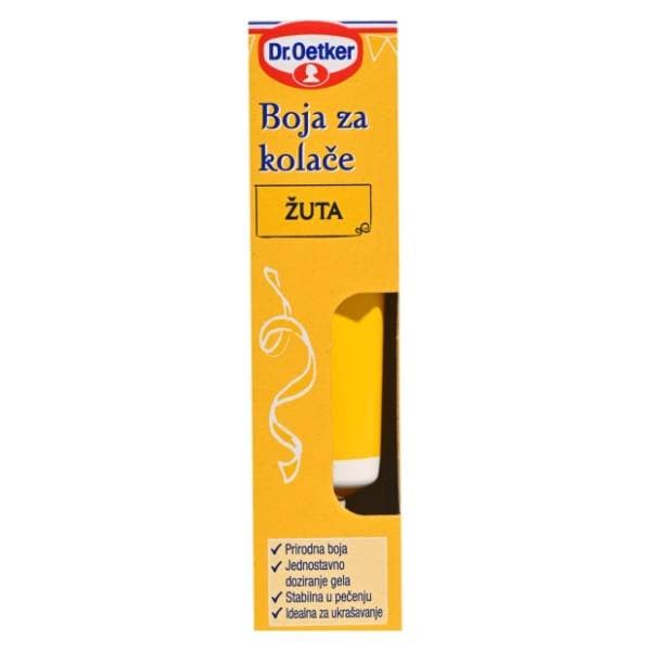 DR.OETKER boja za kolač žuta 10g 0