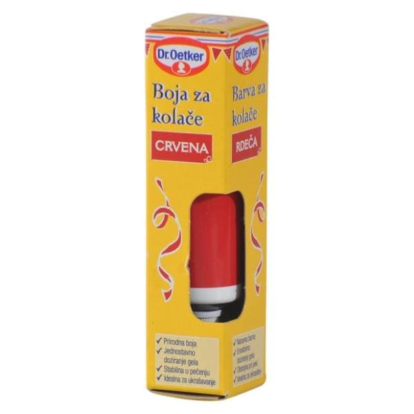 DR.OETKER boja za kolače crvena 10g 0