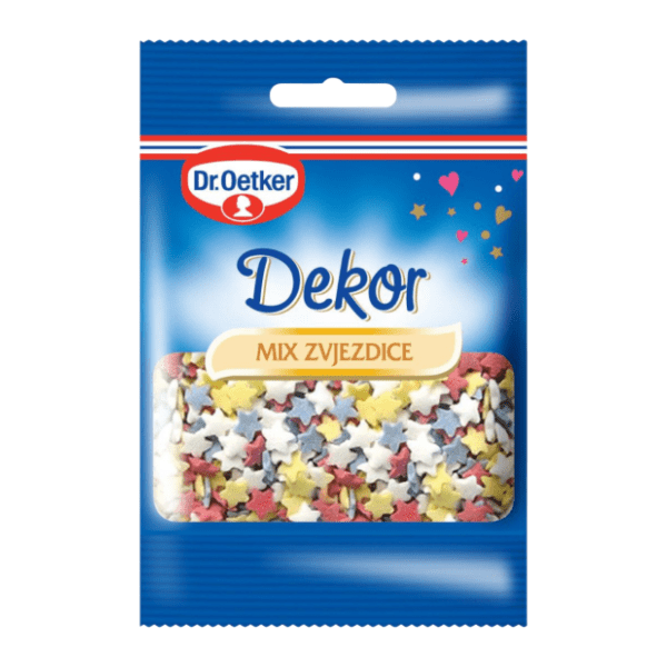 DR.OETKER Dekor mix zvjezdice 10g 0