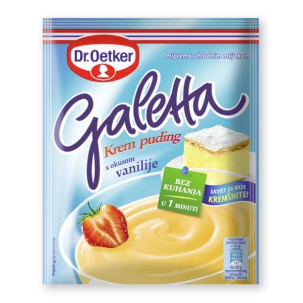 DR.OETKER Galetta krem puding vanilija 76g 0