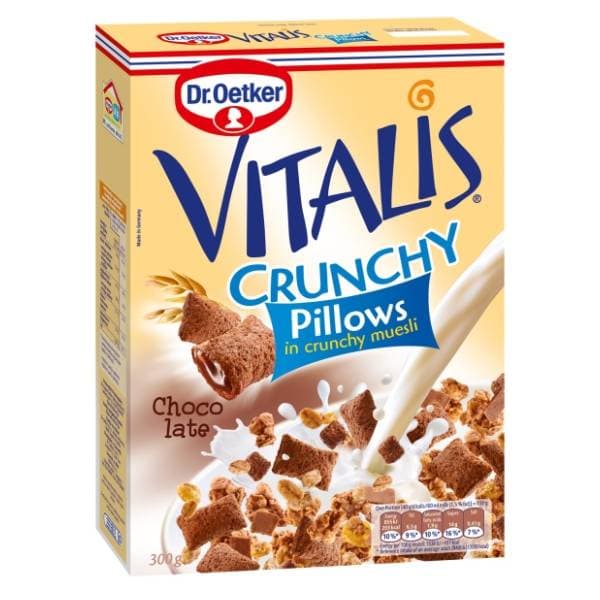 DR. OETKER Vitalis musli hrskavi jastučići s čokoladom 300g 0