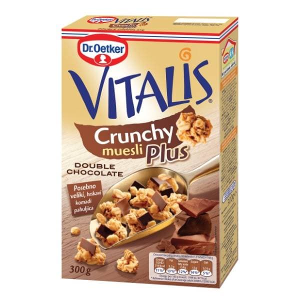 DR. OETKER Vitalis musli dupla čokolada 300g 0