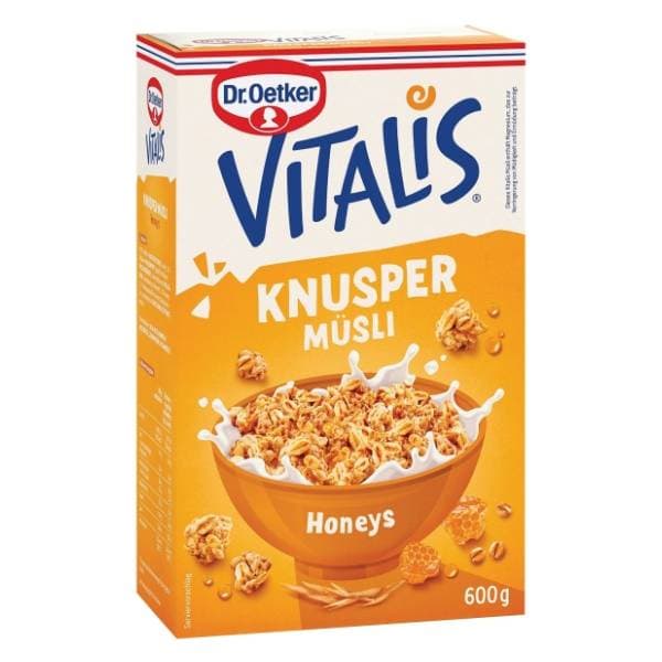 DR. OETKER Vitalis musli hrskavi s medom 600g 0
