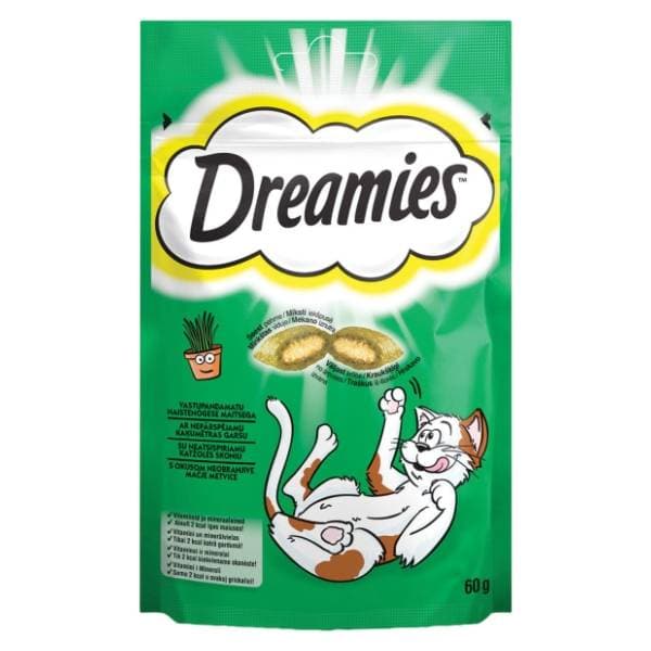DREAMIES poslastica za mačke mačja metvica 60g 0