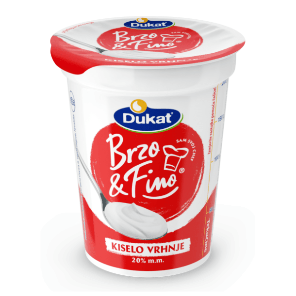 DUKAT Brzo & fino kiselo vrhnje 20%mm 200g 0