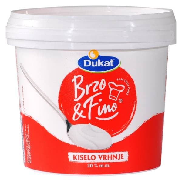DUKAT Brzo & fino kiselo vrhnje 20%mm 900g 0