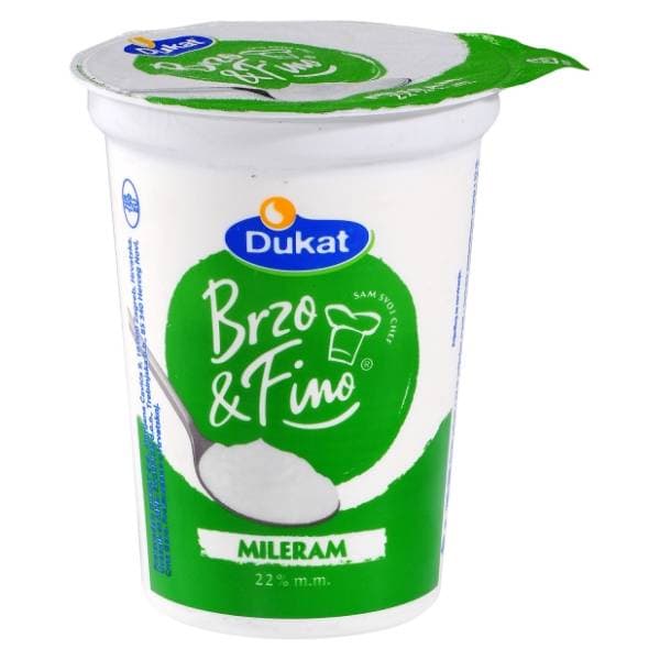 DUKAT Brzo & fino mileram 22%mm 400g 0