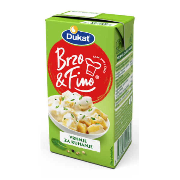 DUKAT Brzo & fino vrhnje za kuhanje 20%mm 200g 0