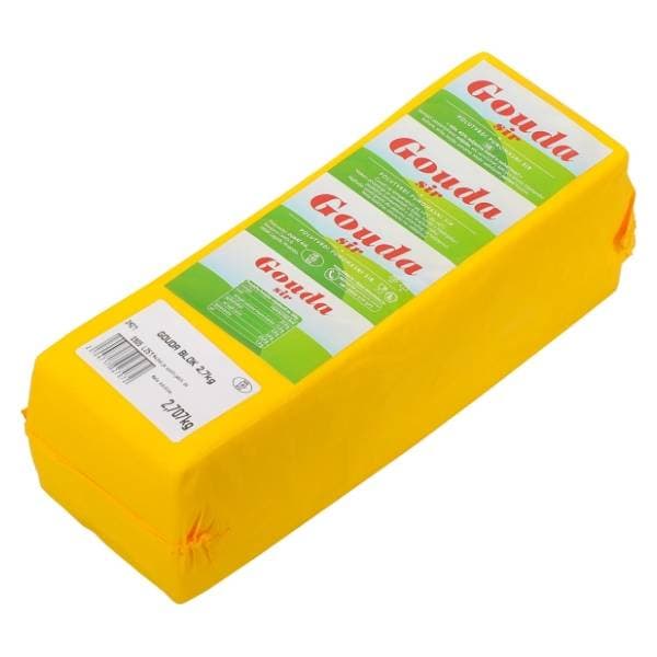 DUKAT Gouda polutvrdi punomasni sir narezani 3kg 0