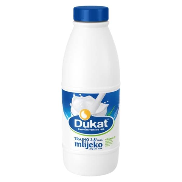 DUKAT trajno mlijeko 2,8%mm boca 1l 0