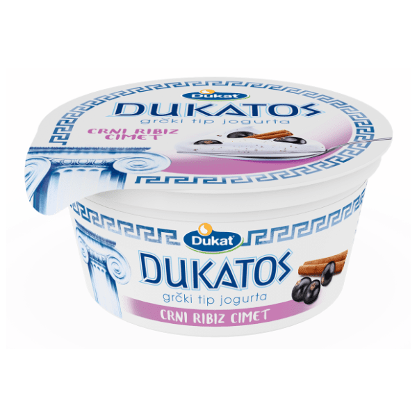 DUKATOS grčki tip jogurta crni ribiz cimet 150g 0