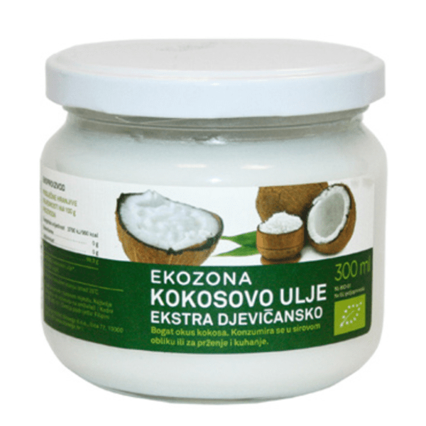 EKOZONA kokosovo ulje ekstra djevičansko 300ml 0