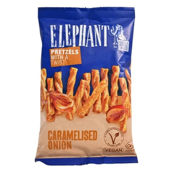 ELEPHANT kreker twist karamel luk 70g 0