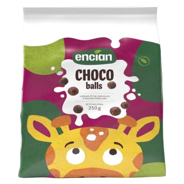 ENCIAN pahuljice čokoladne loptice 250g 0