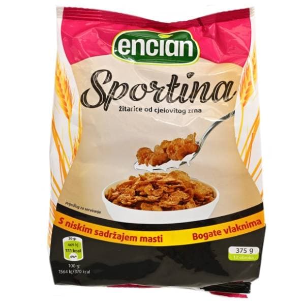 ENCIAN Sportina pahuljice od cjelovitog zrna 375g 0