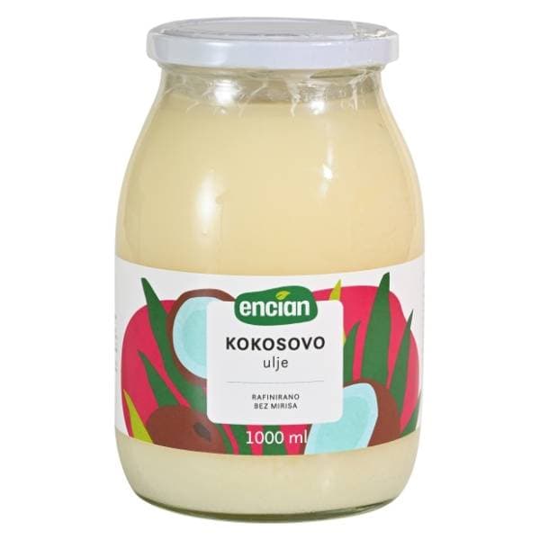 ENCIAN rafinirano kokosovo ulje 1l 0