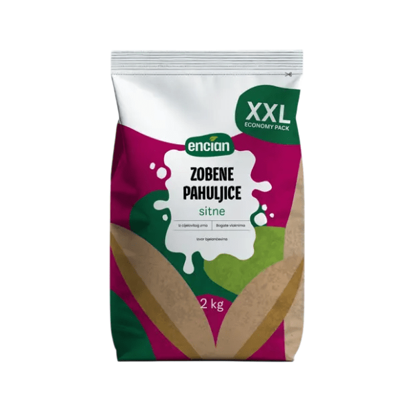 ENCIAN sitne zobene pahuljice XXL 2kg 0