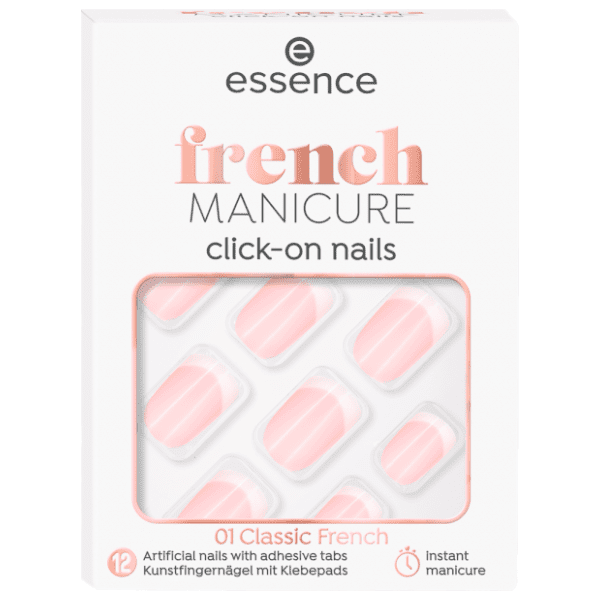 ESSENCE French manicure umjetni nokti 01 classic french 12kom 0