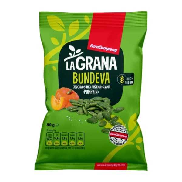 EUROCOMPANY sjemenka bundeve pržene 80g 0