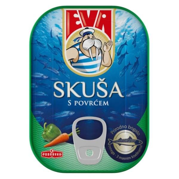 EVA skuša s povrćem 100g 0