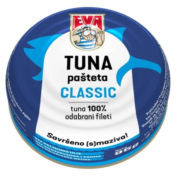 EVA Tuna pašteta classic 95g 0