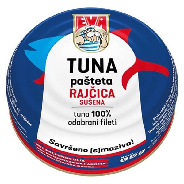 EVA Tuna pašteta rajčica sušena 95g 0