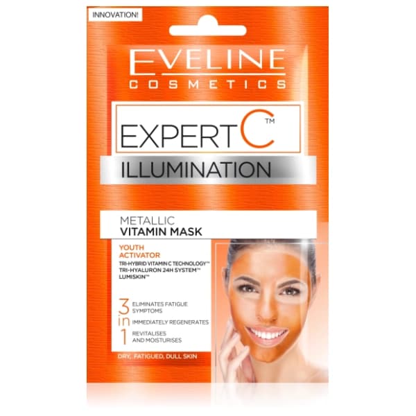 EVELINE Metallic maska za lice 2x5ml 0