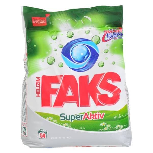 FAKS Superaktiv deterdžent za rublje 54 pranja (3,51kg) 0